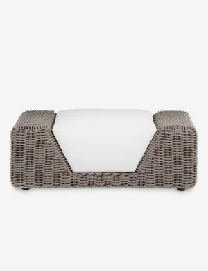 Eugenie Indoor / Outdoor Ottoman Lulu and Georgia