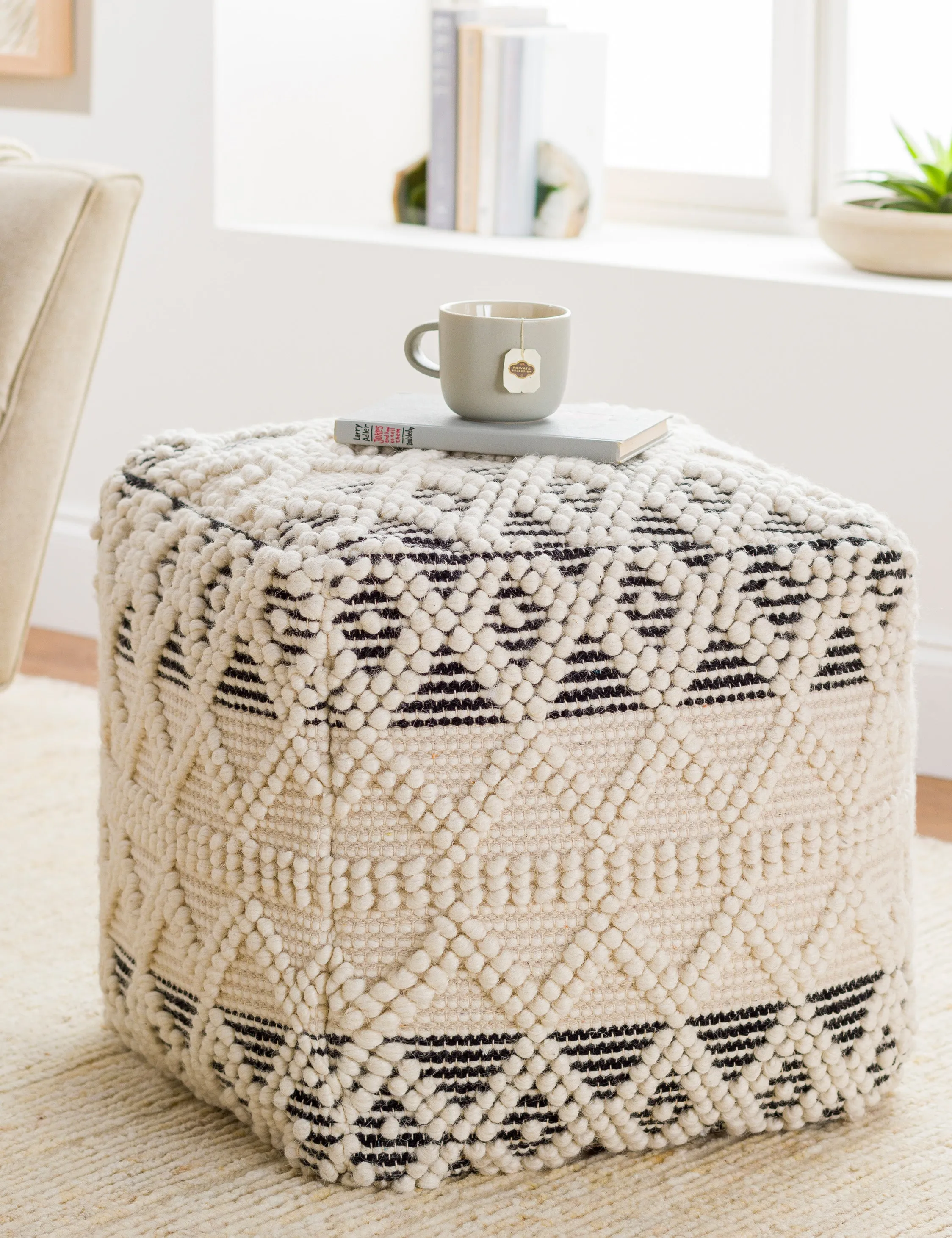 Eulia Square Pouf Lulu and Georgia