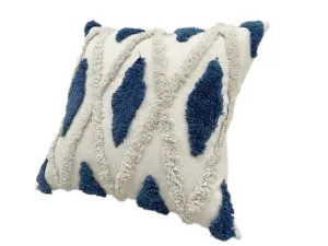 Feeling Connected Decorative Cushion - Blue, White