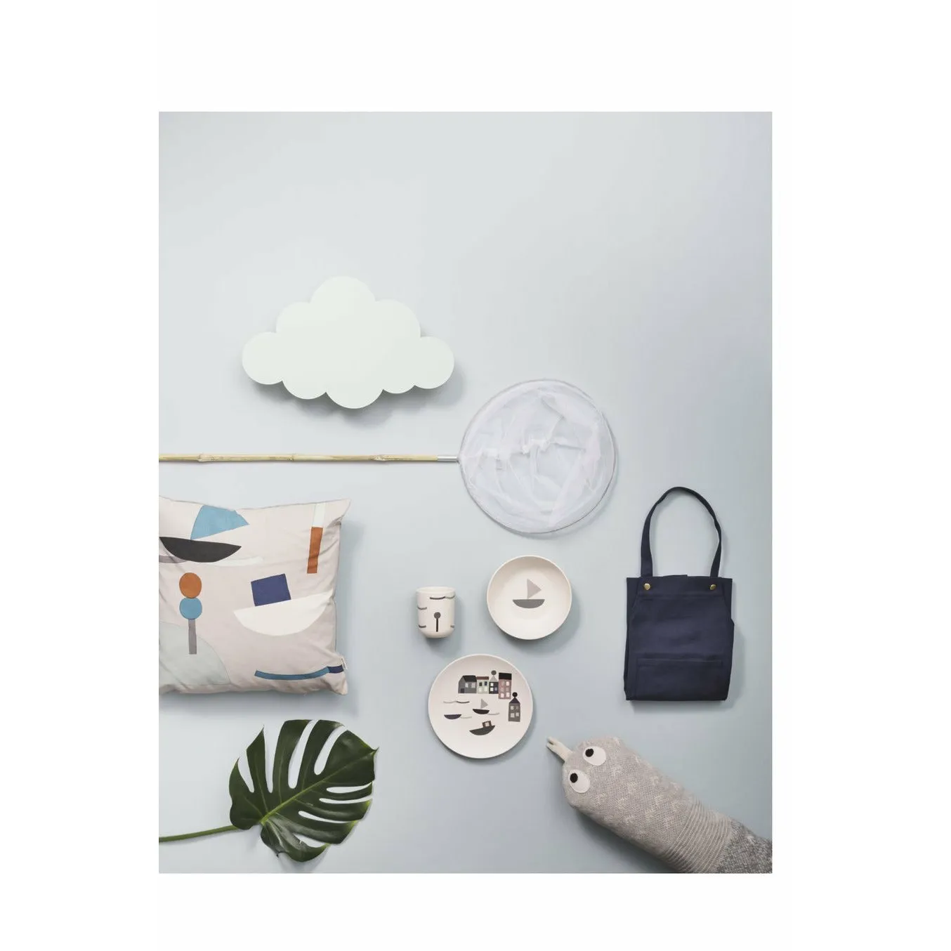 Ferm Living Lamp Cloud, Oiled Oak