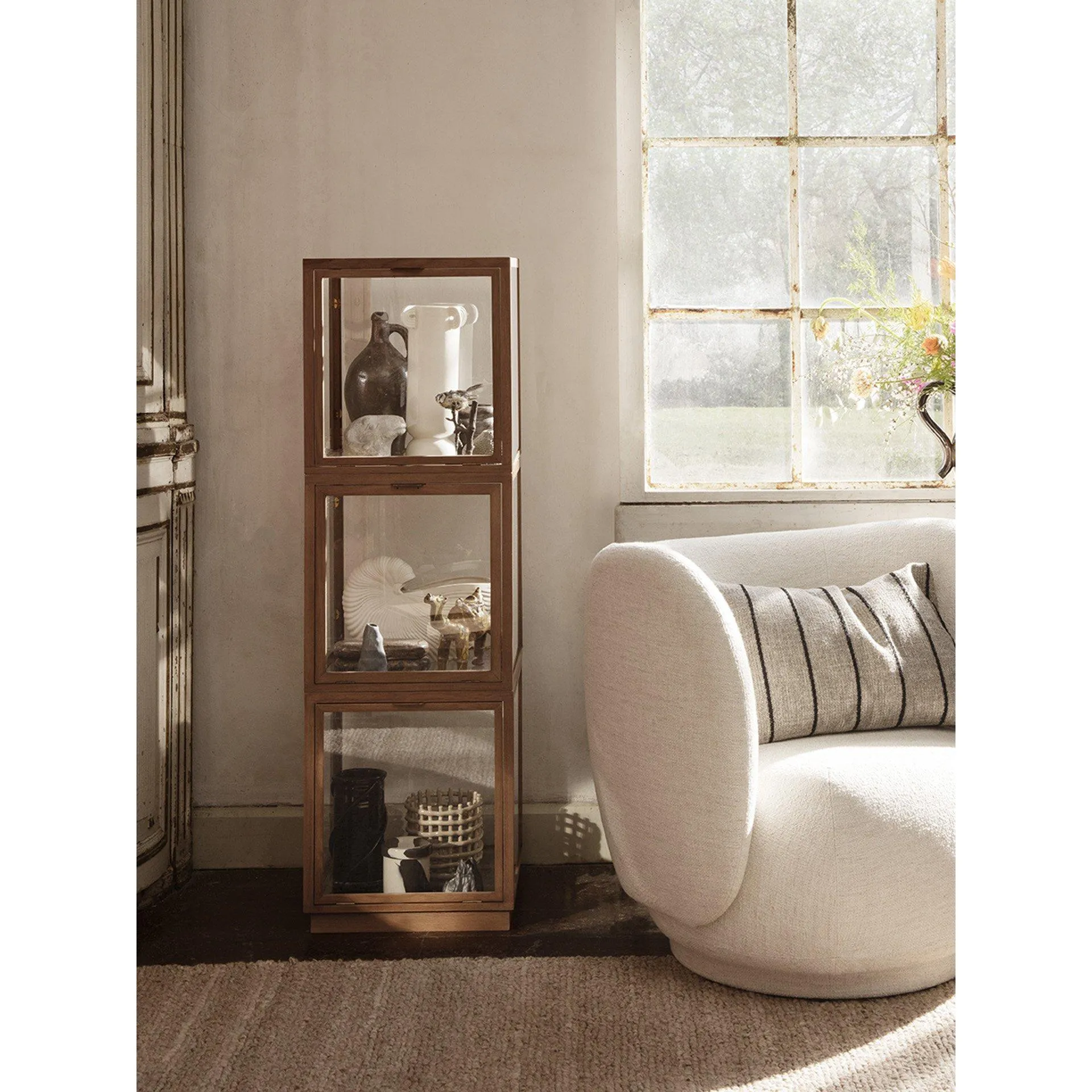 Ferm Living Miru Base, Dark Stained Oak