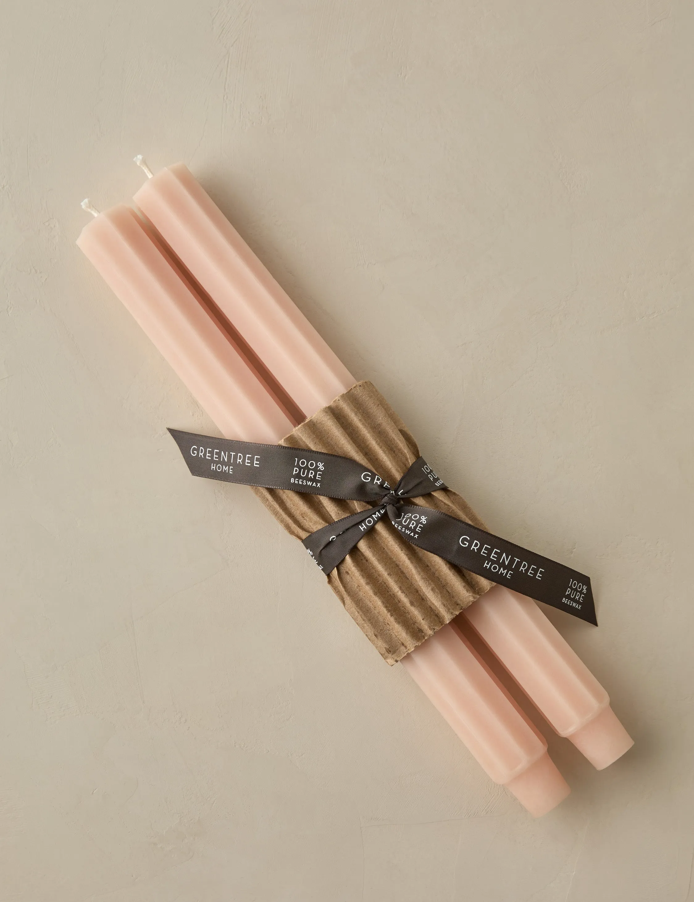 Fluted Church Taper (Set of 2) by Greentree Home Lulu and Georgia