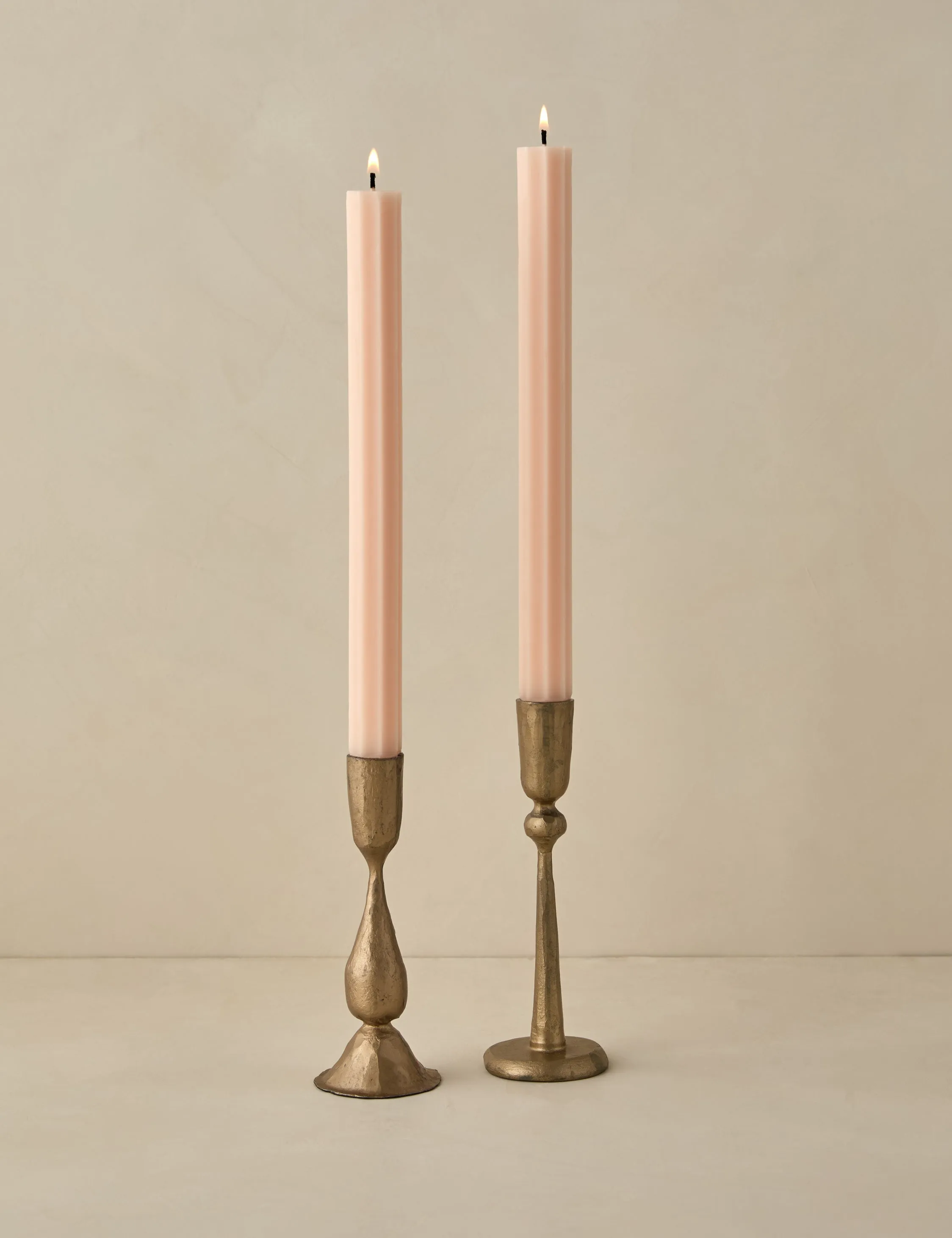 Fluted Church Taper (Set of 2) by Greentree Home Lulu and Georgia