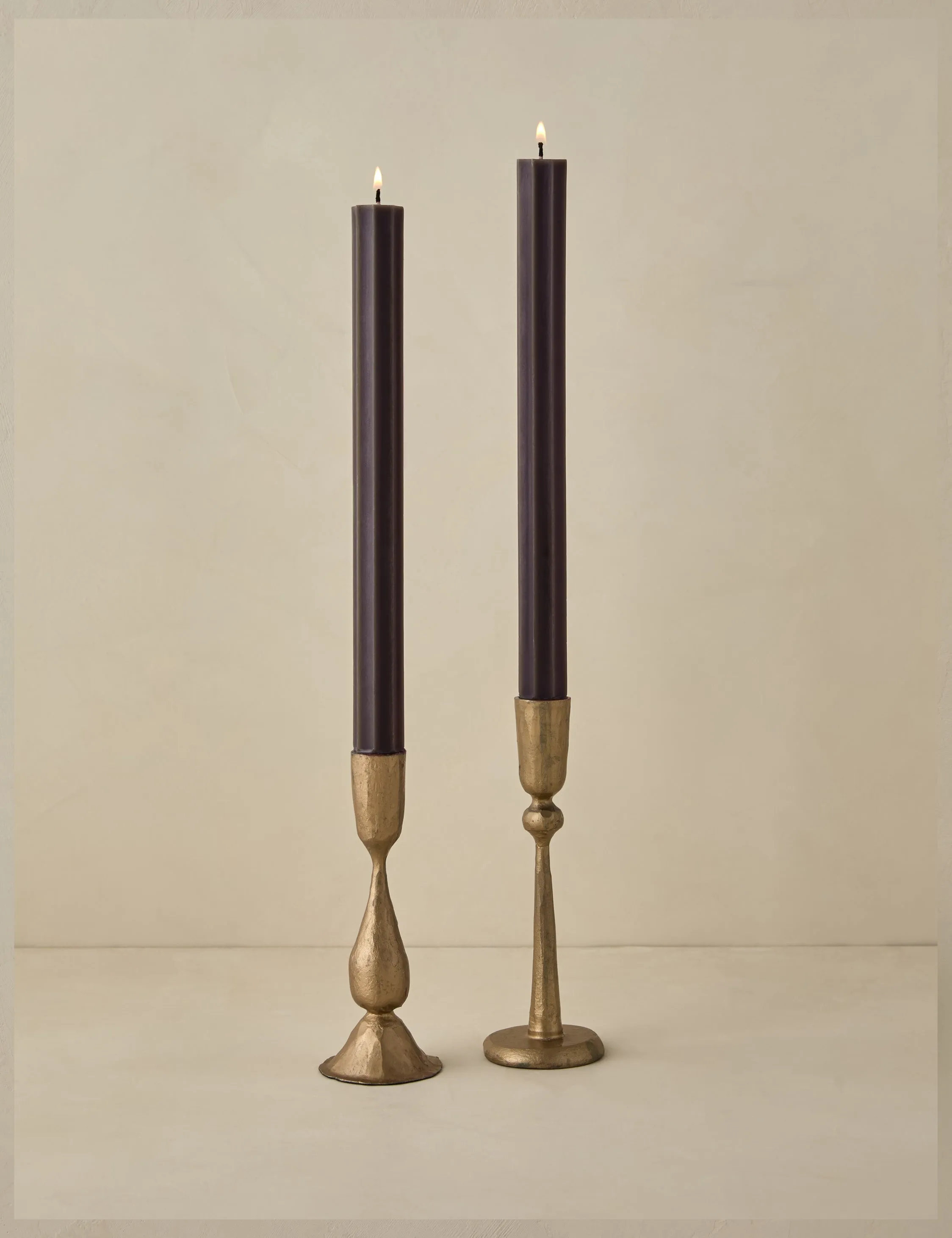 Fluted Church Taper (Set of 2) by Greentree Home Lulu and Georgia