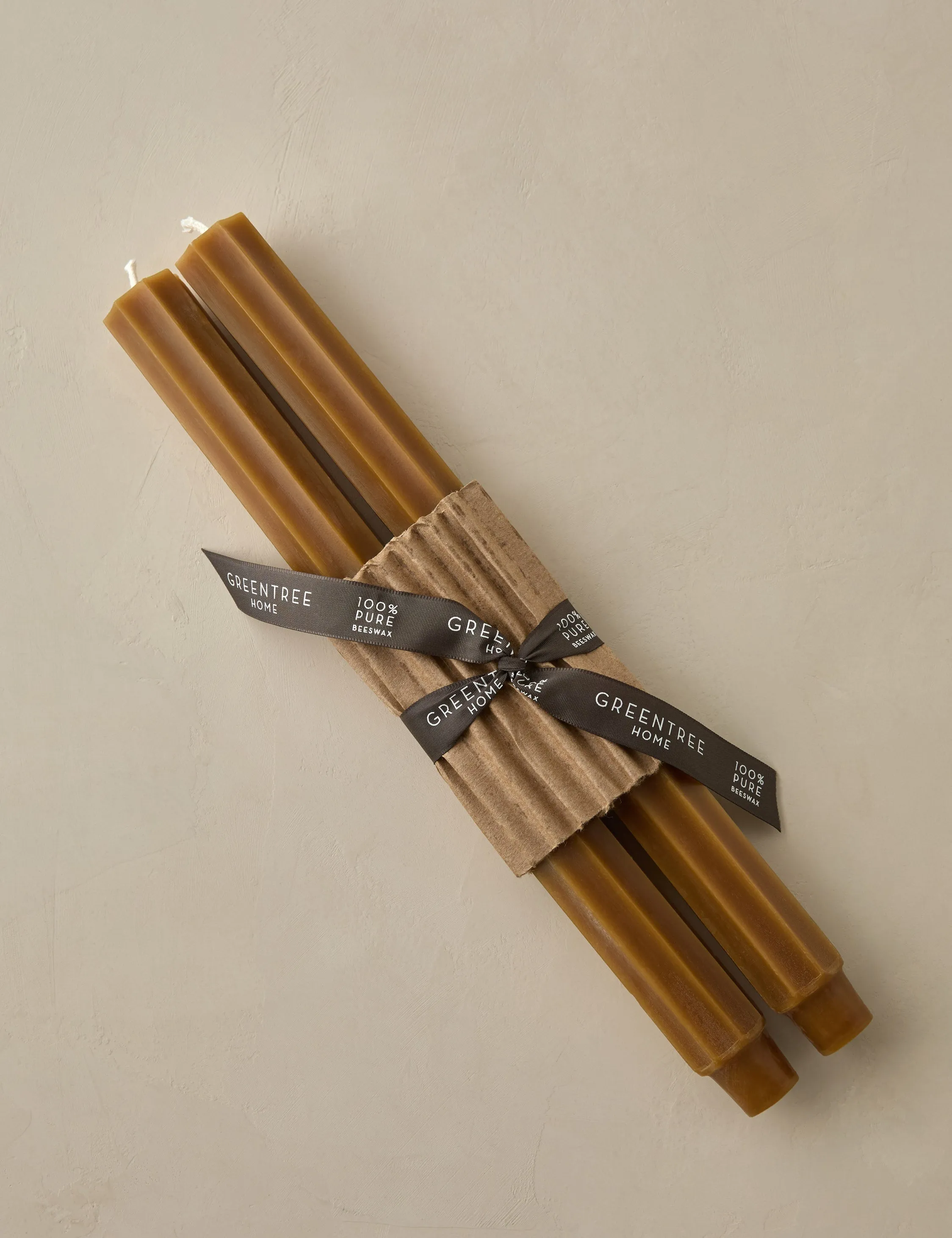 Fluted Church Taper (Set of 2) by Greentree Home Lulu and Georgia