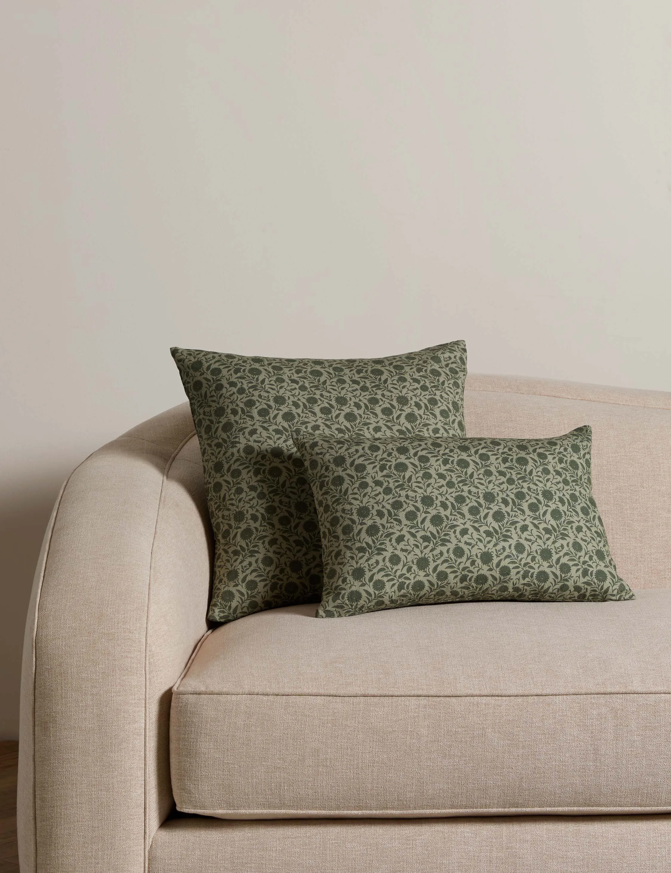 Fransen Linen Cotton Pillow Lulu and Georgia
