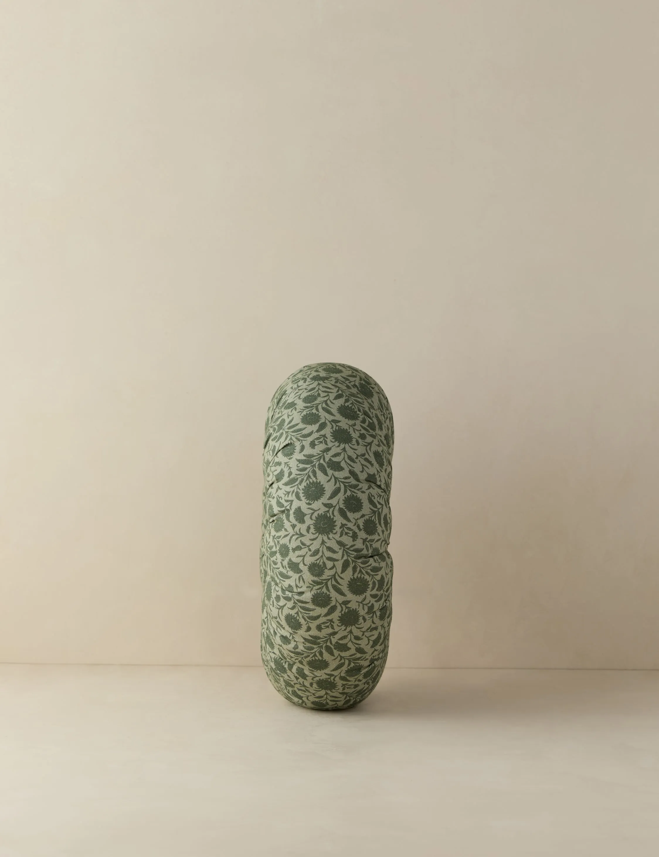 Fransen Linen Cotton Tufted Round Pillow Lulu and Georgia