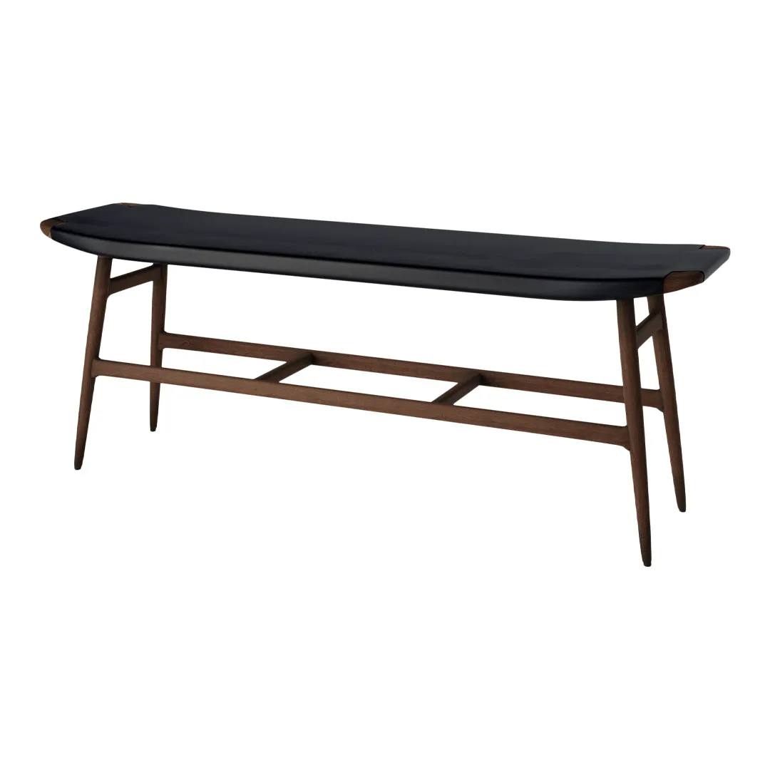 Freja Bench - Leather Seat