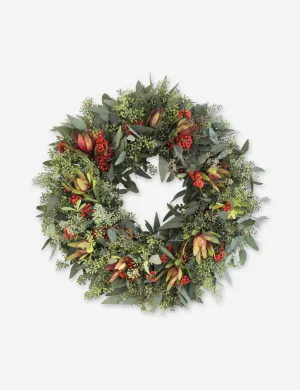 Fresh Handmade Premium Winter Wreath Lulu and Georgia
