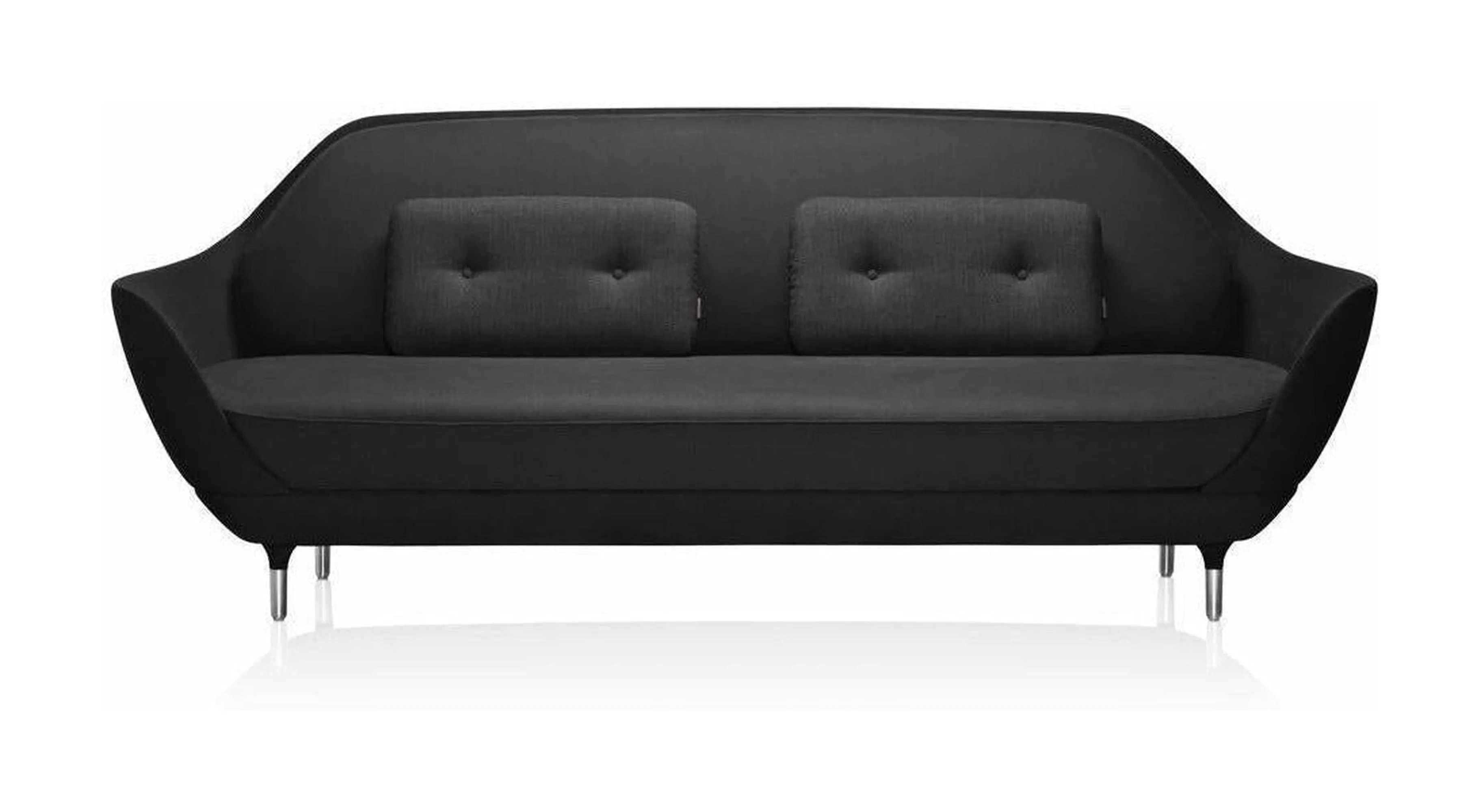Fritz Hansen Favn™ Sofa, Fame Black/ Canvas Dark Blue