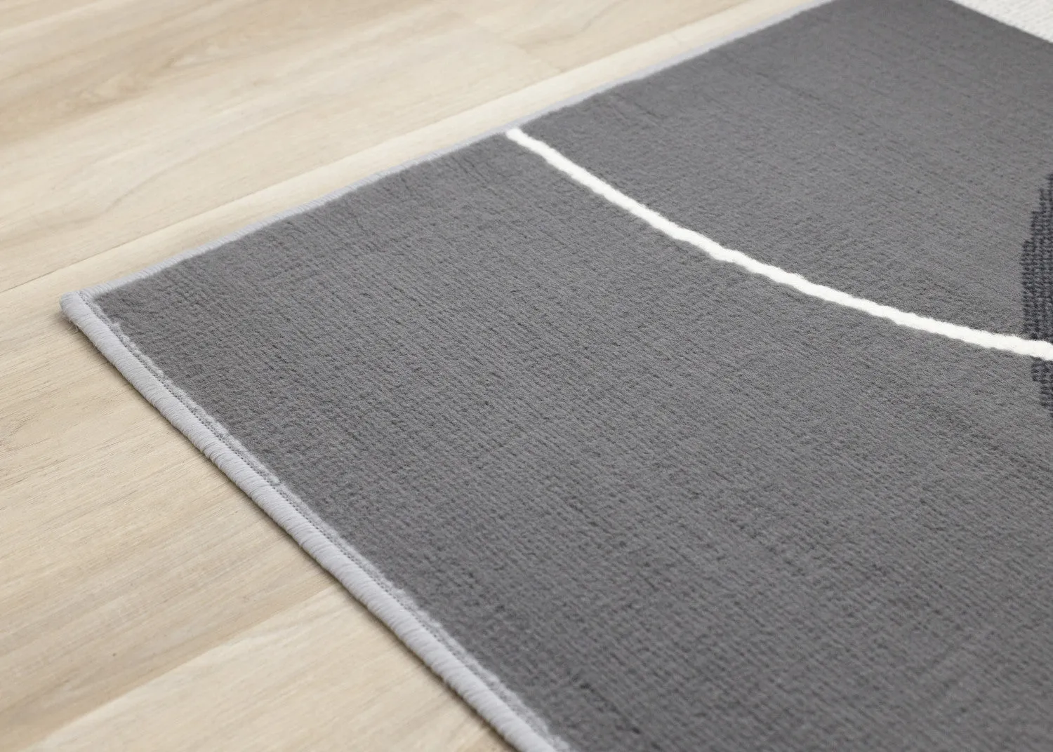 Functional Contemporary Area Rug - Grey - 7' X 10'
