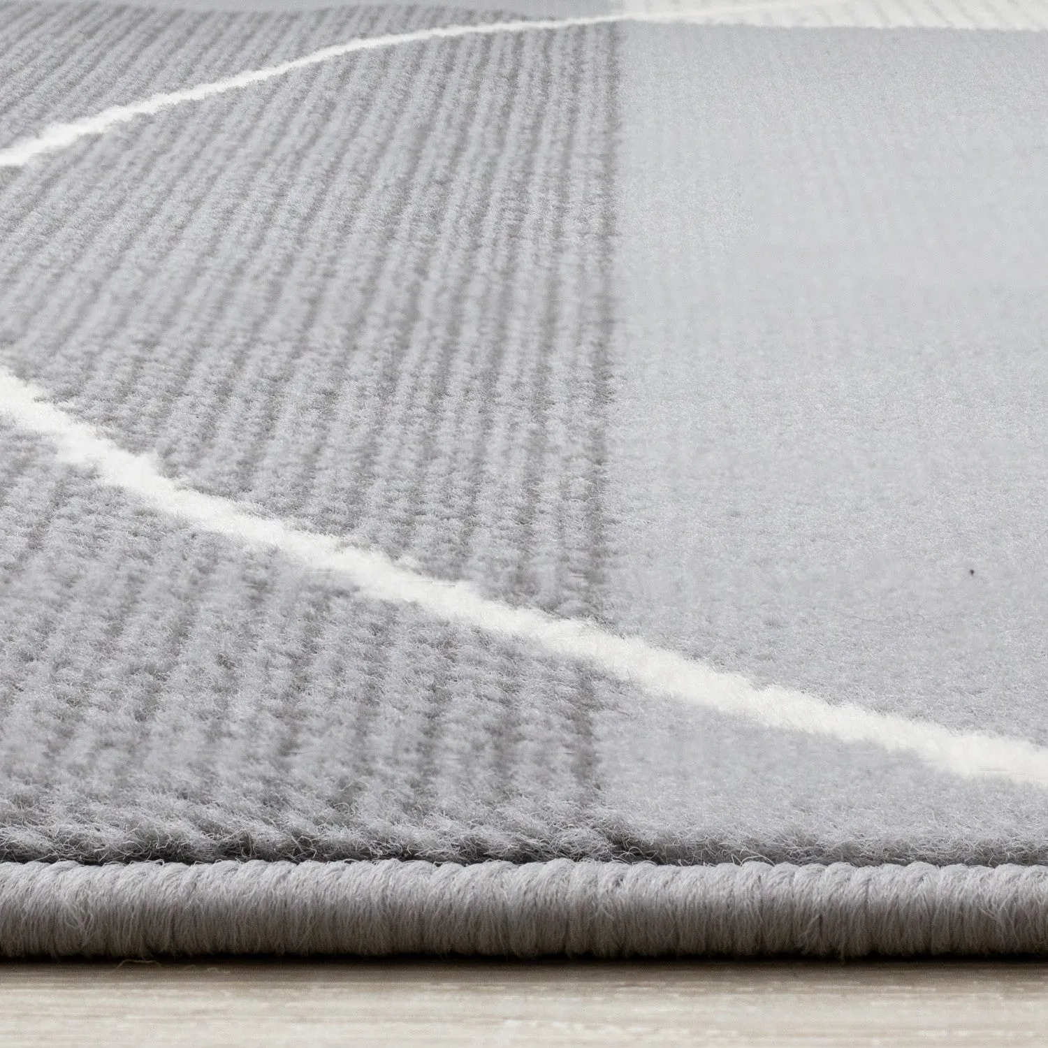 Functional Contemporary Area Rug - Grey - 8' X 11'