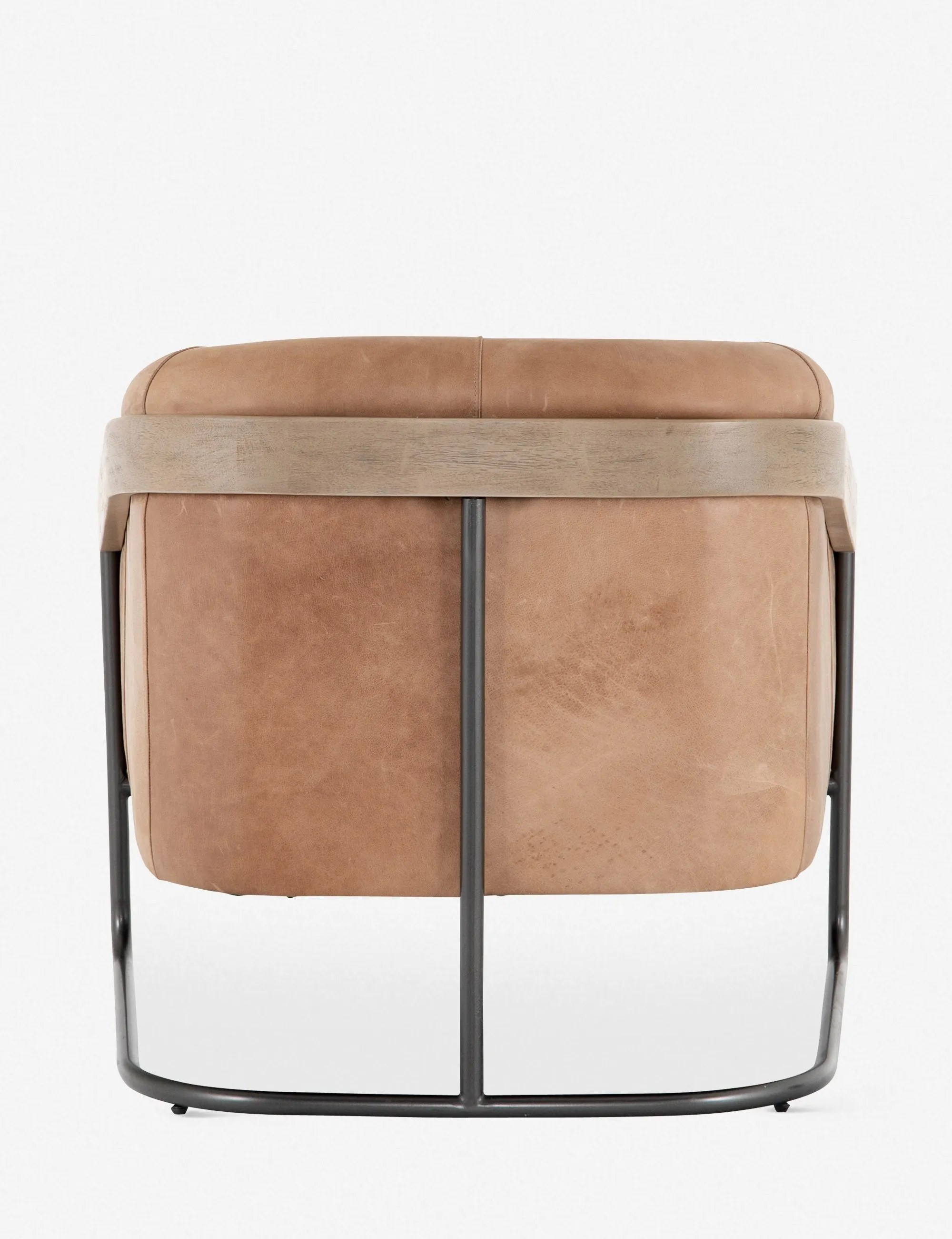 Gianni Leather Accent Chair Lulu and Georgia