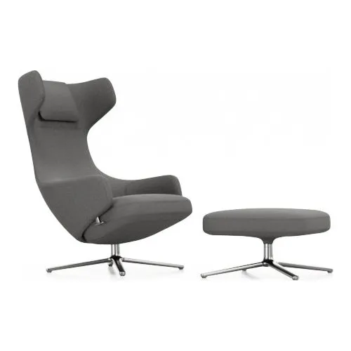 Grand Repos Lounge Chair and Ottoman