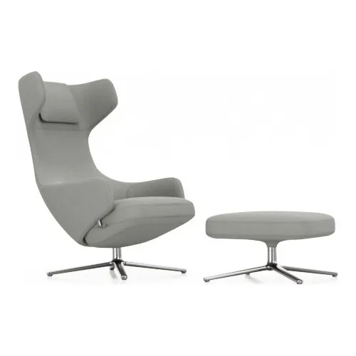 Grand Repos Lounge Chair and Ottoman