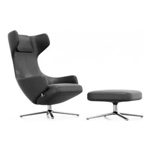Grand Repos Lounge Chair and Ottoman