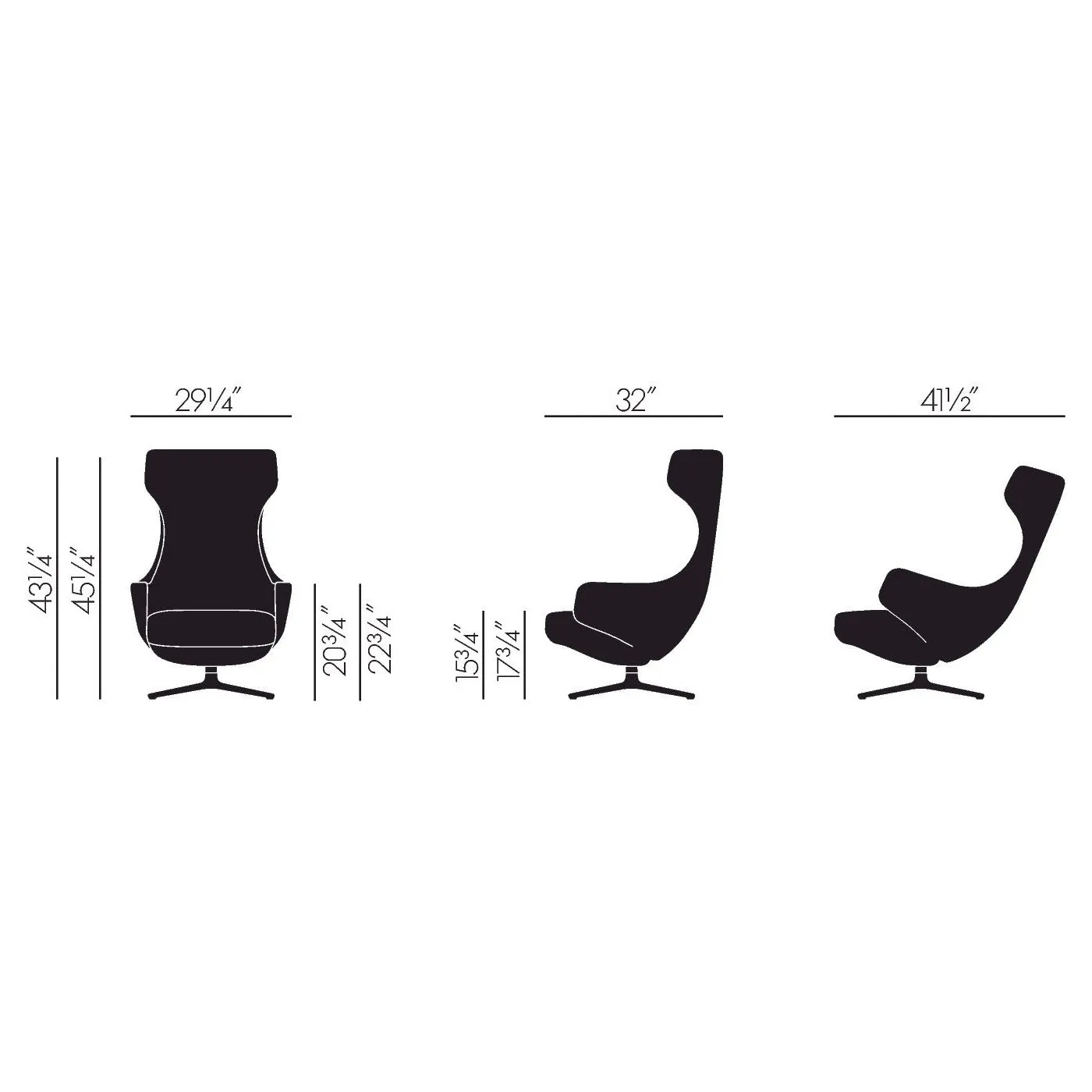 Grand Repos Lounge Chair and Ottoman