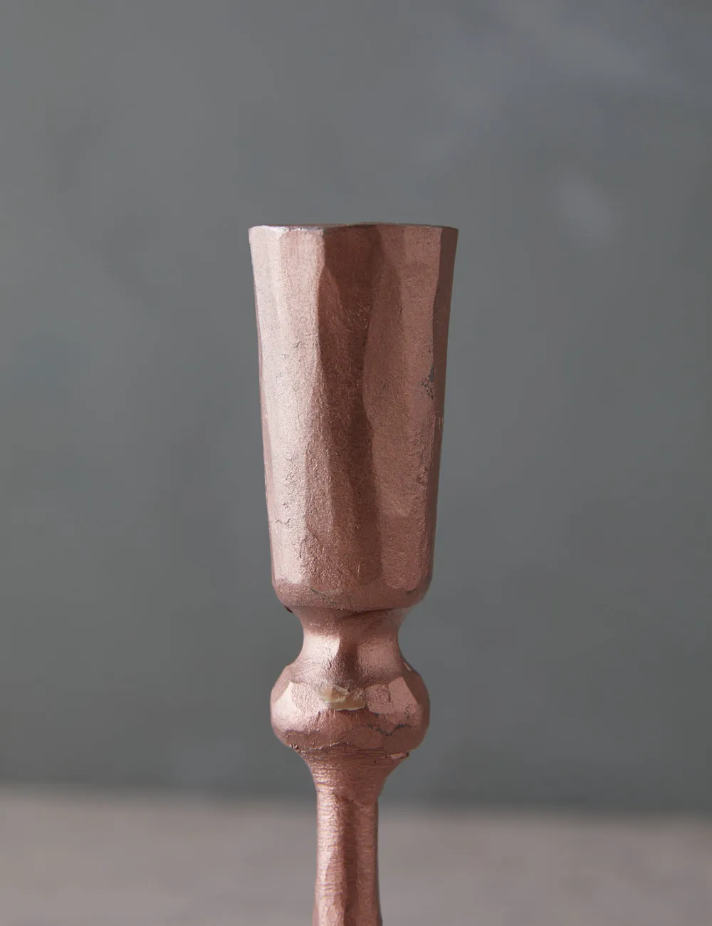 Hand-Forged Iron Taper Holder Lulu and Georgia