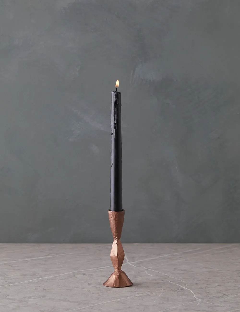 Hand-Forged Iron Taper Holder Lulu and Georgia