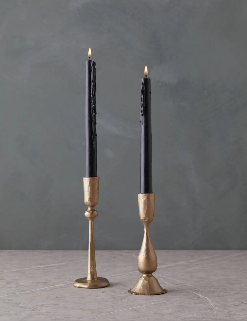 Hand-Forged Iron Taper Holder Lulu and Georgia