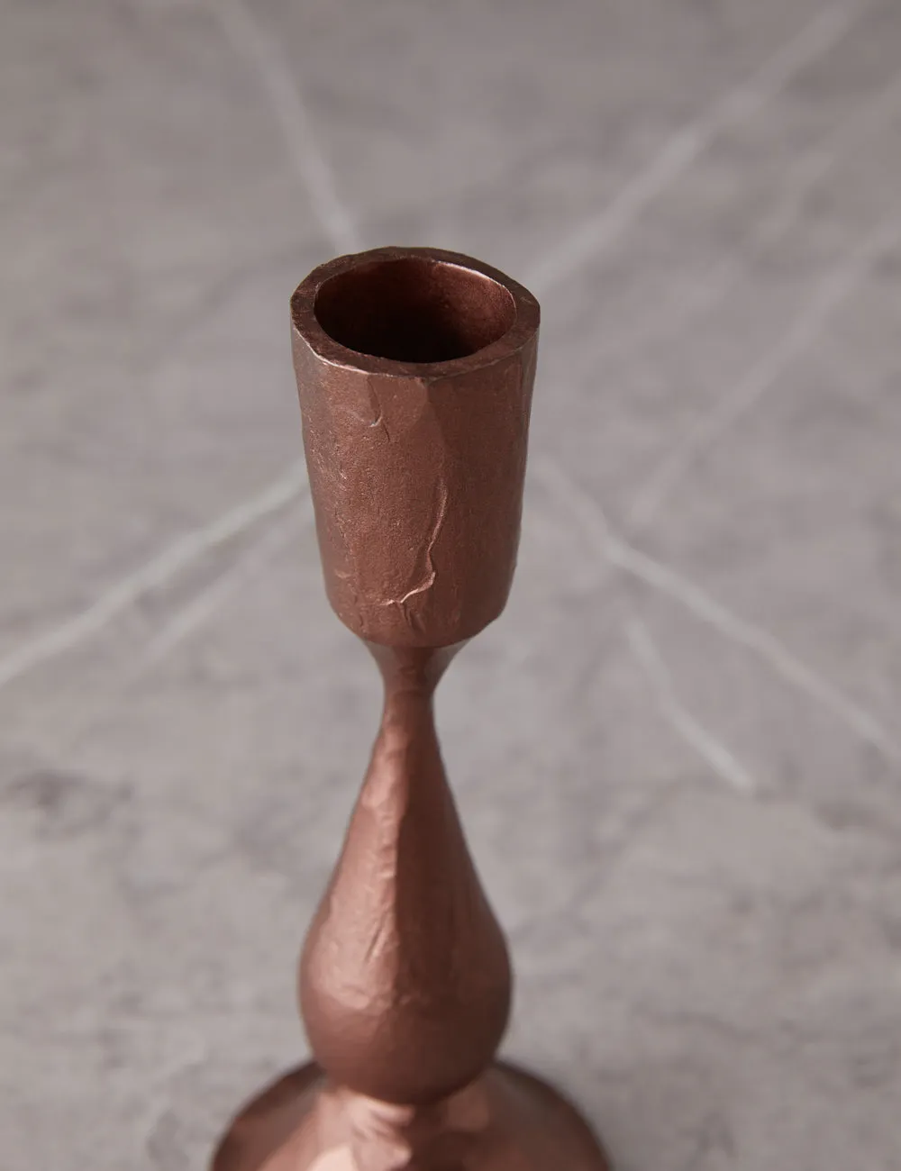 Hand-Forged Iron Taper Holder Lulu and Georgia