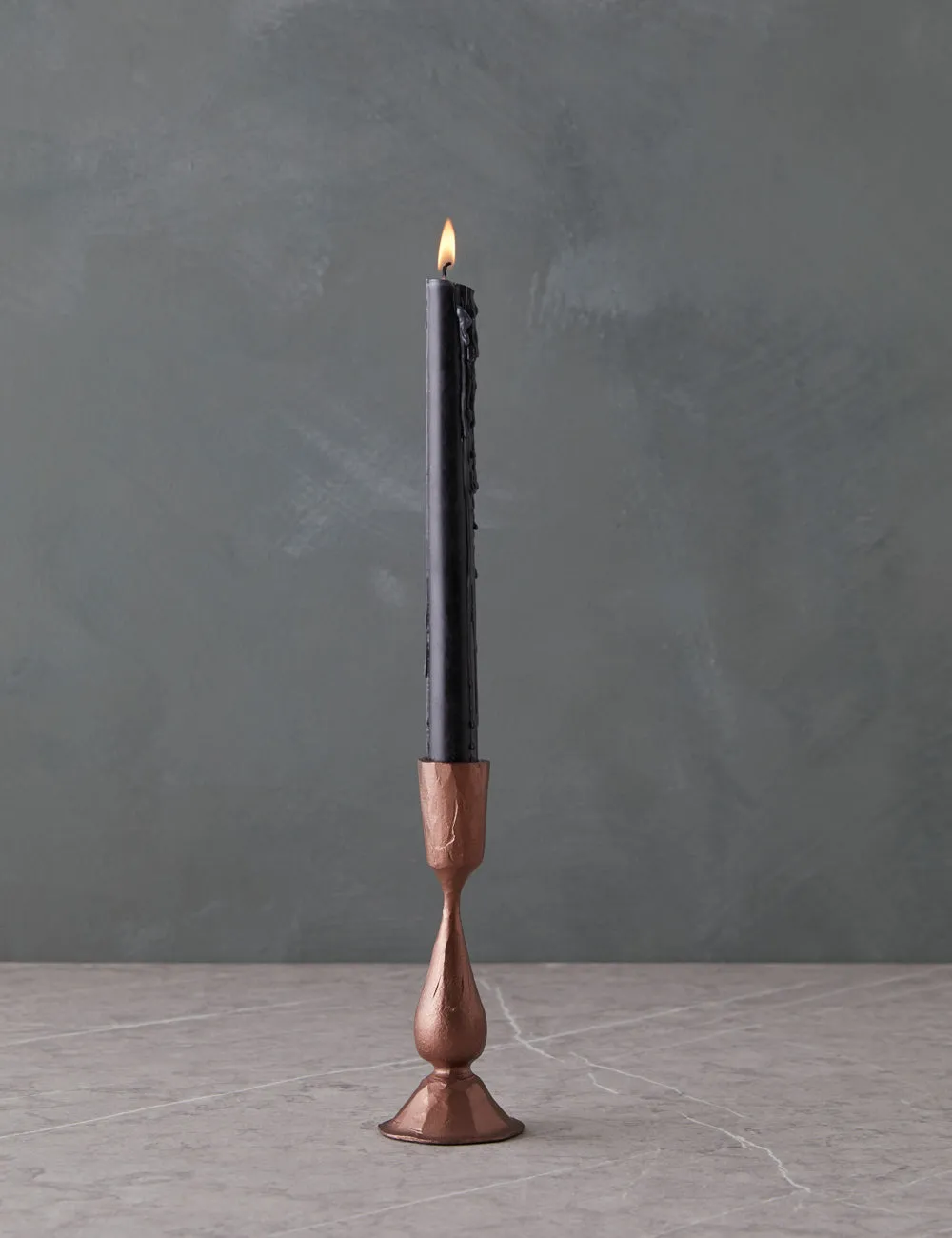 Hand-Forged Iron Taper Holder Lulu and Georgia