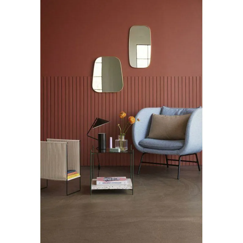 Hübsch Niche Side Table, Green/Terrazzo