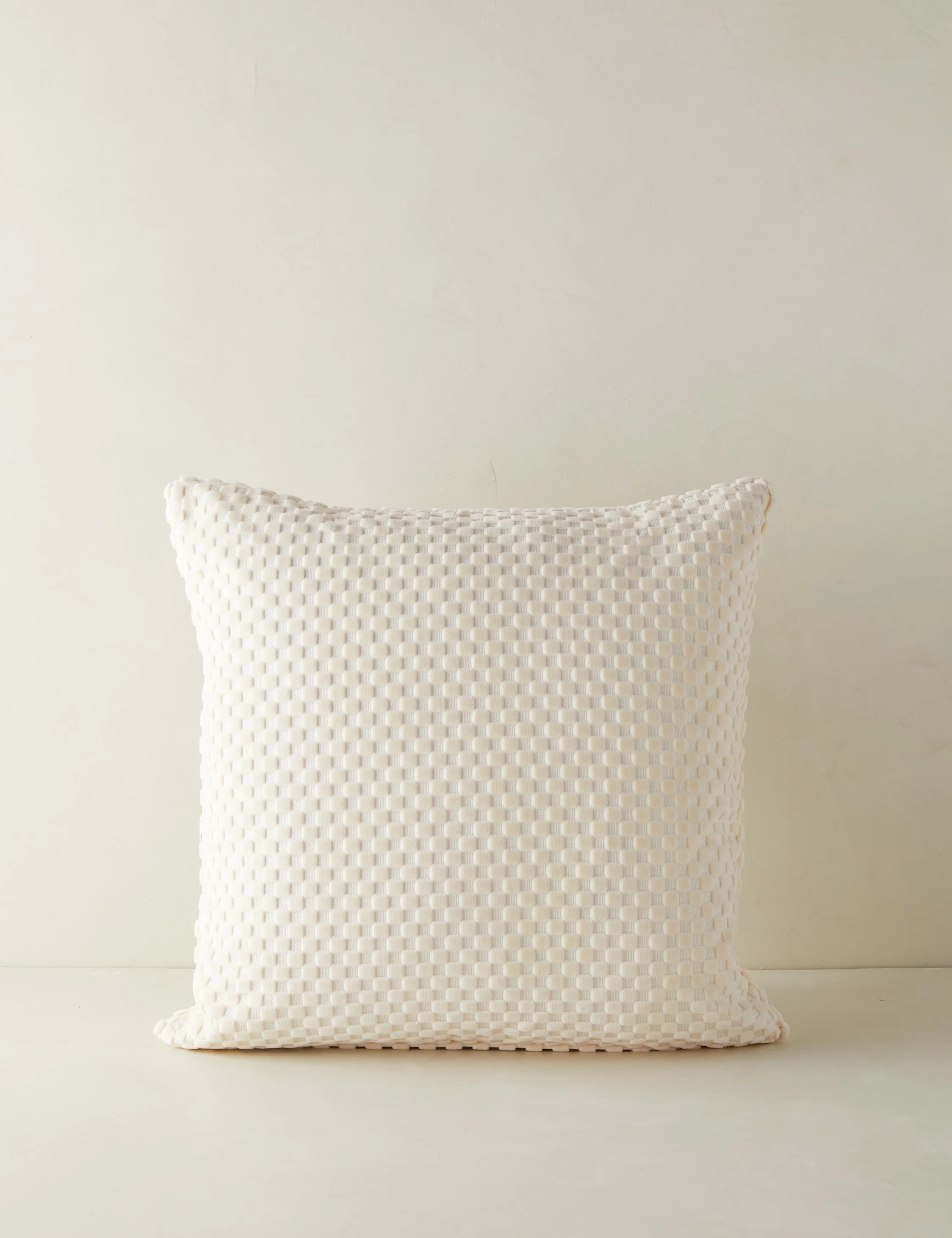 Hi-Lo Checker Velvet Pillow by Sarah Sherman Samuel Lulu and Georgia