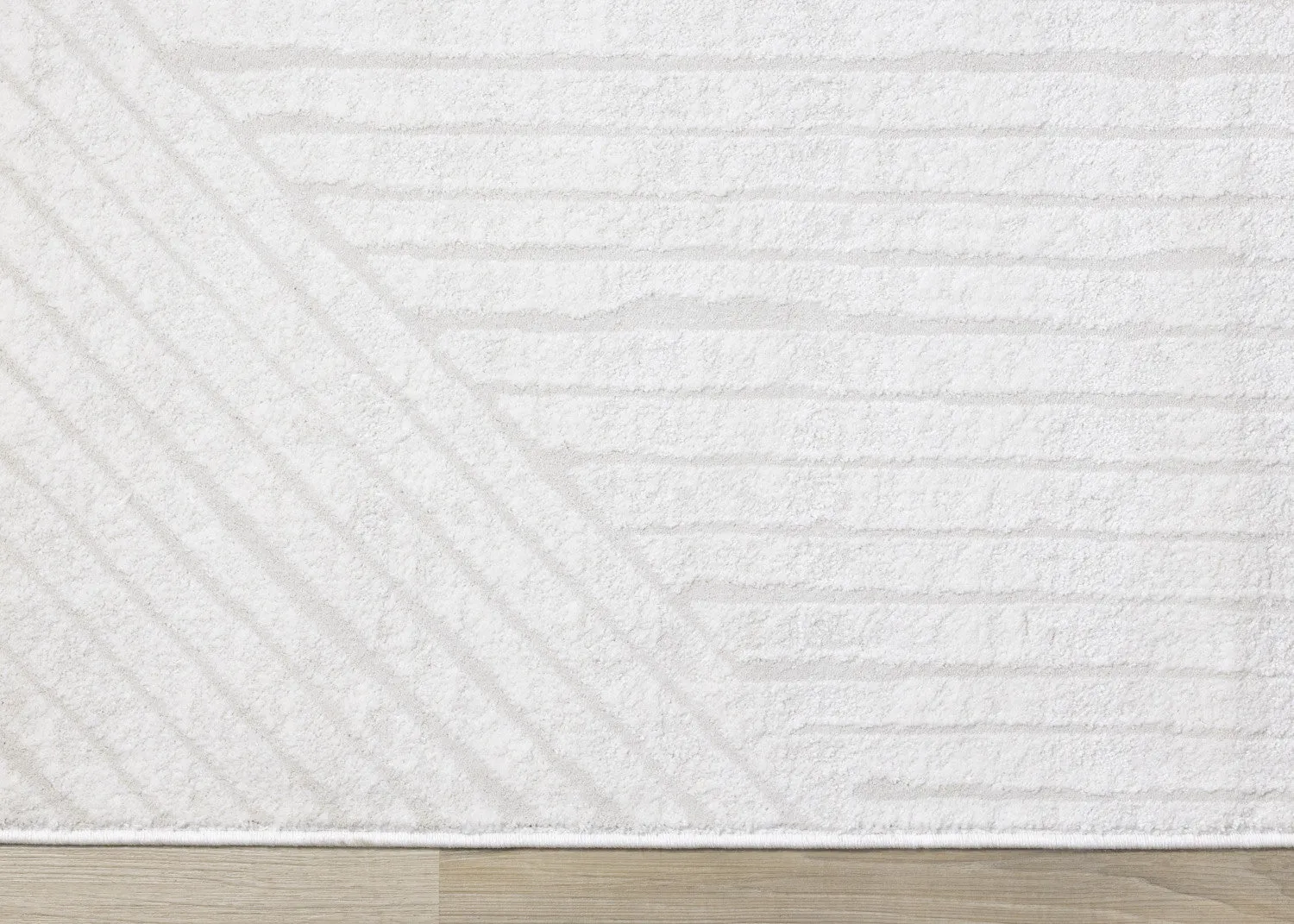 Hillary Modern Lines Area Rug - Cream - 5' X 8'