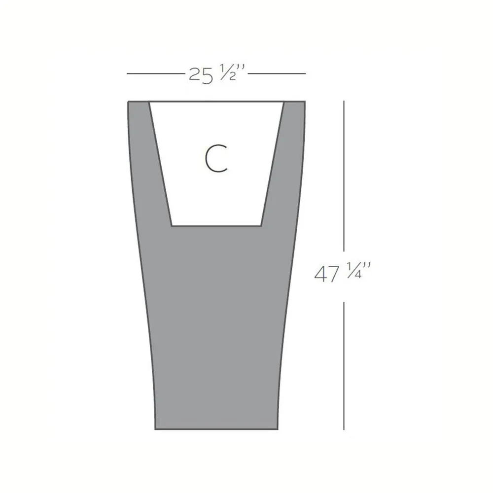Illuminated Curvada Planter