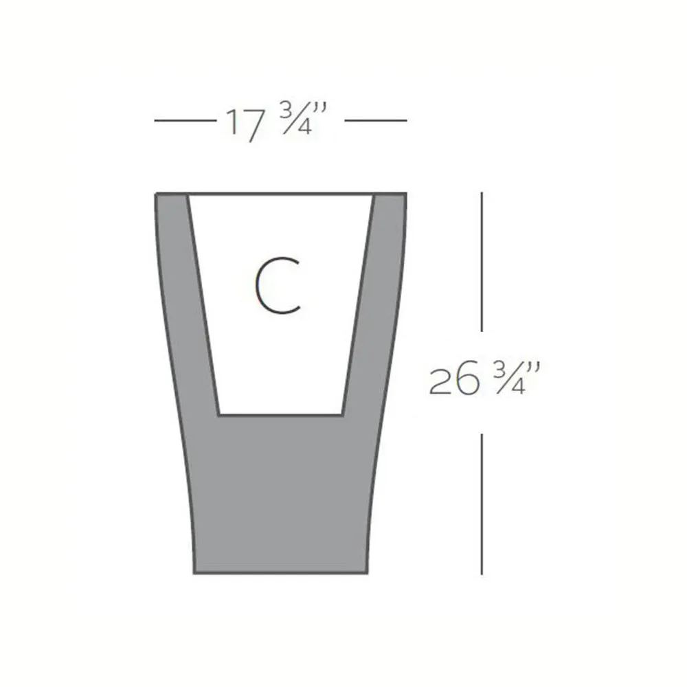 Illuminated Curvada Planter