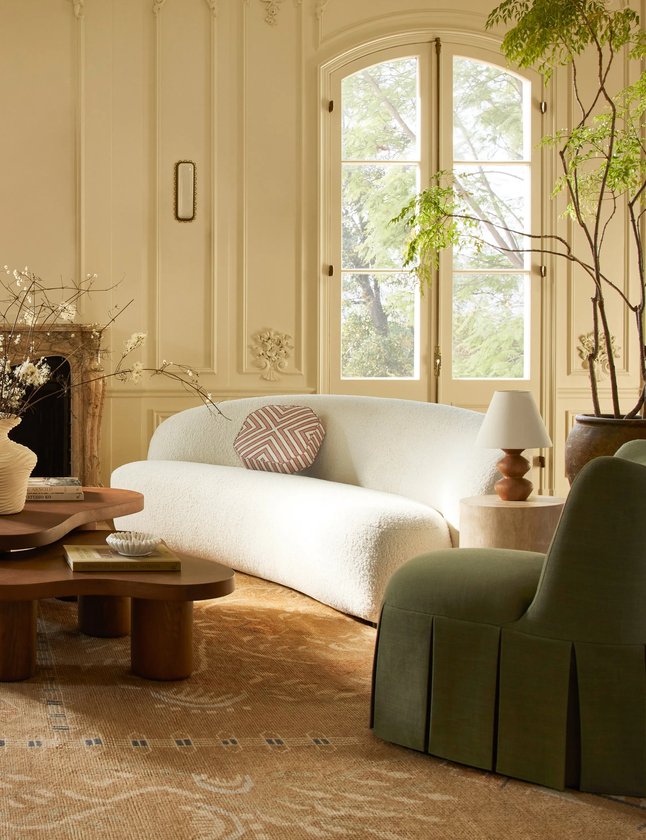 Indrik Linen Box Pillow Lulu and Georgia