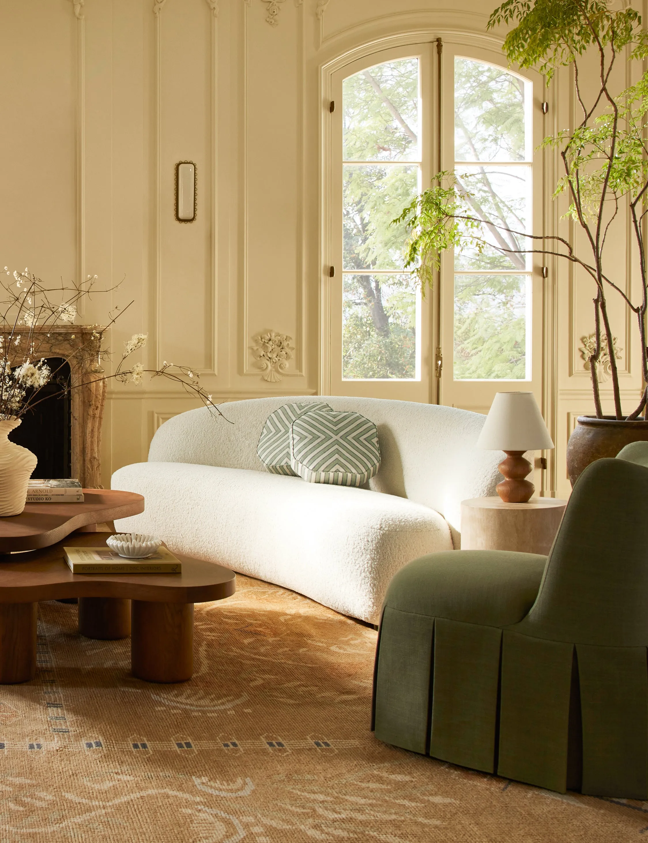 Indrik Linen Box Pillow Lulu and Georgia
