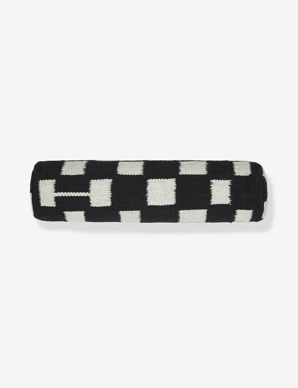 Irregular Checkerboard Bolster Pillow by Sarah Sherman Samuel Lulu and Georgia