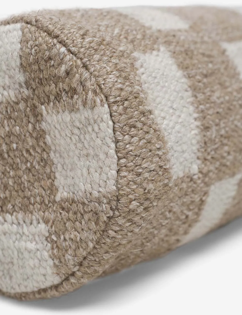 Irregular Checkerboard Bolster Pillow by Sarah Sherman Samuel Lulu and Georgia