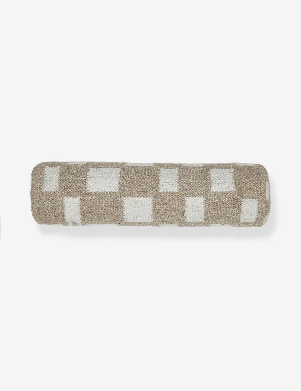 Irregular Checkerboard Bolster Pillow by Sarah Sherman Samuel Lulu and Georgia