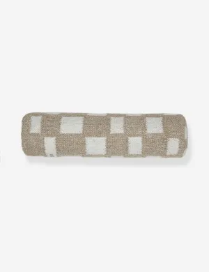 Irregular Checkerboard Bolster Pillow by Sarah Sherman Samuel Lulu and Georgia