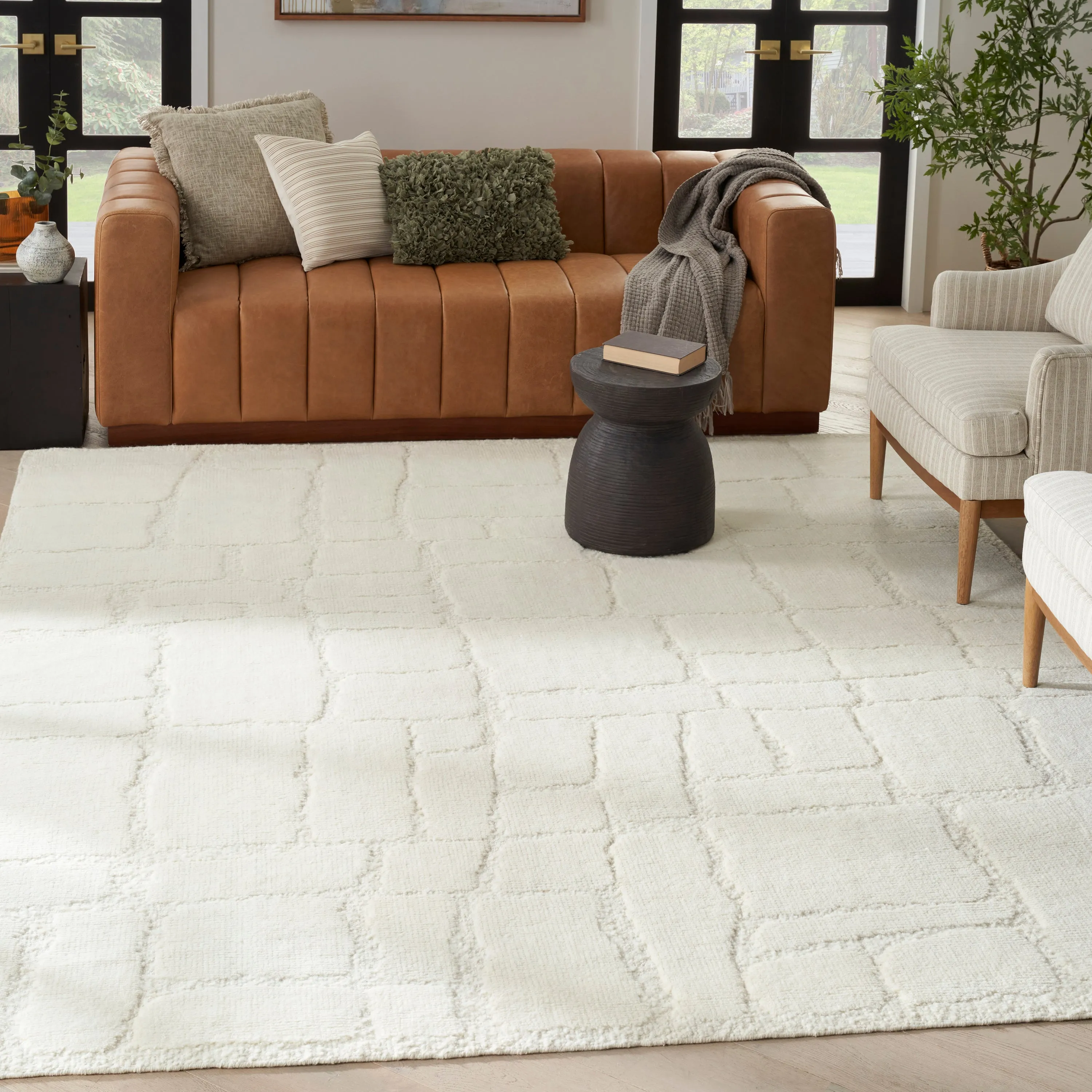 Ivory Essentials Moroccan Berber Wool Rug