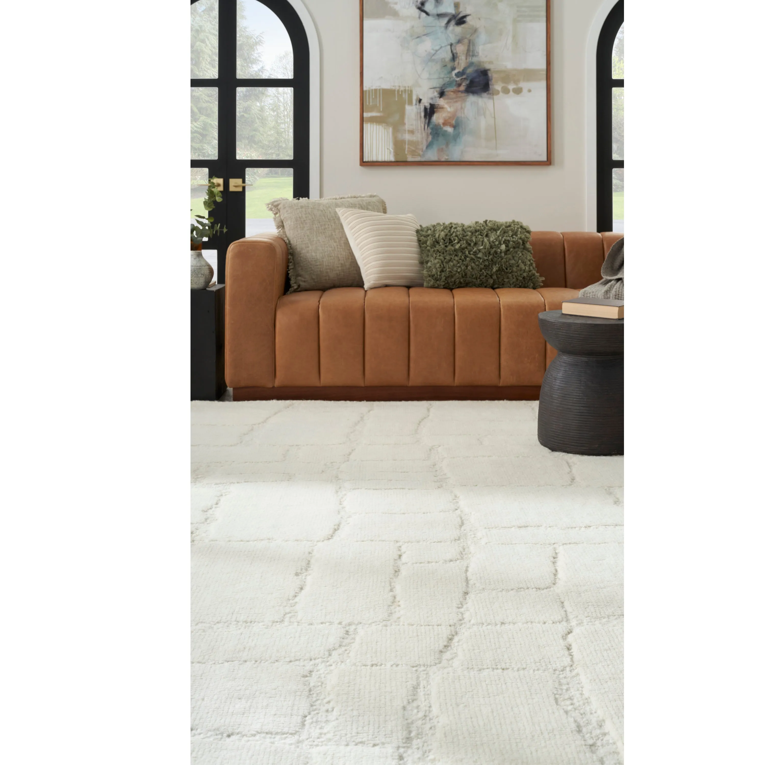 Ivory Essentials Moroccan Berber Wool Rug