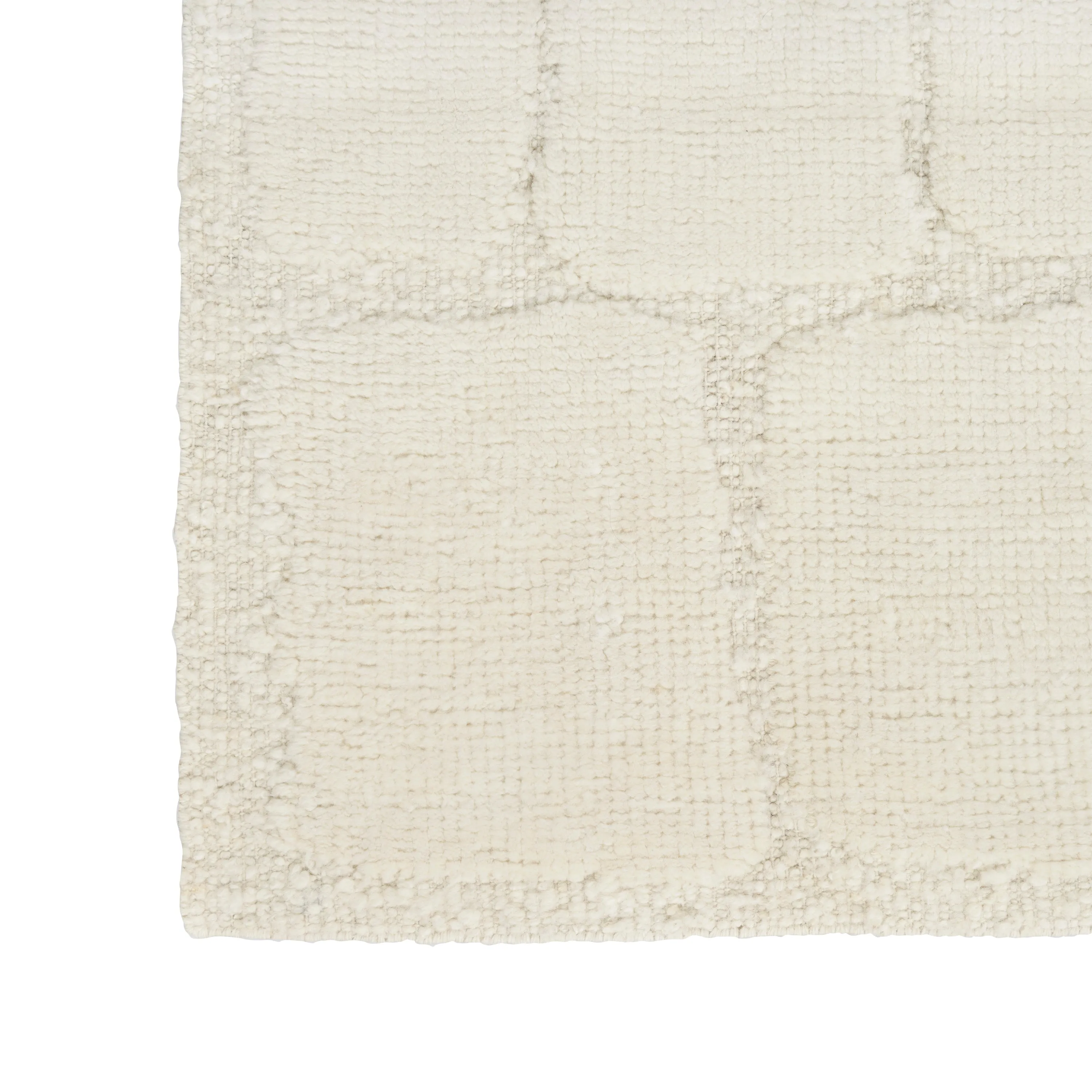 Ivory Essentials Moroccan Berber Wool Rug