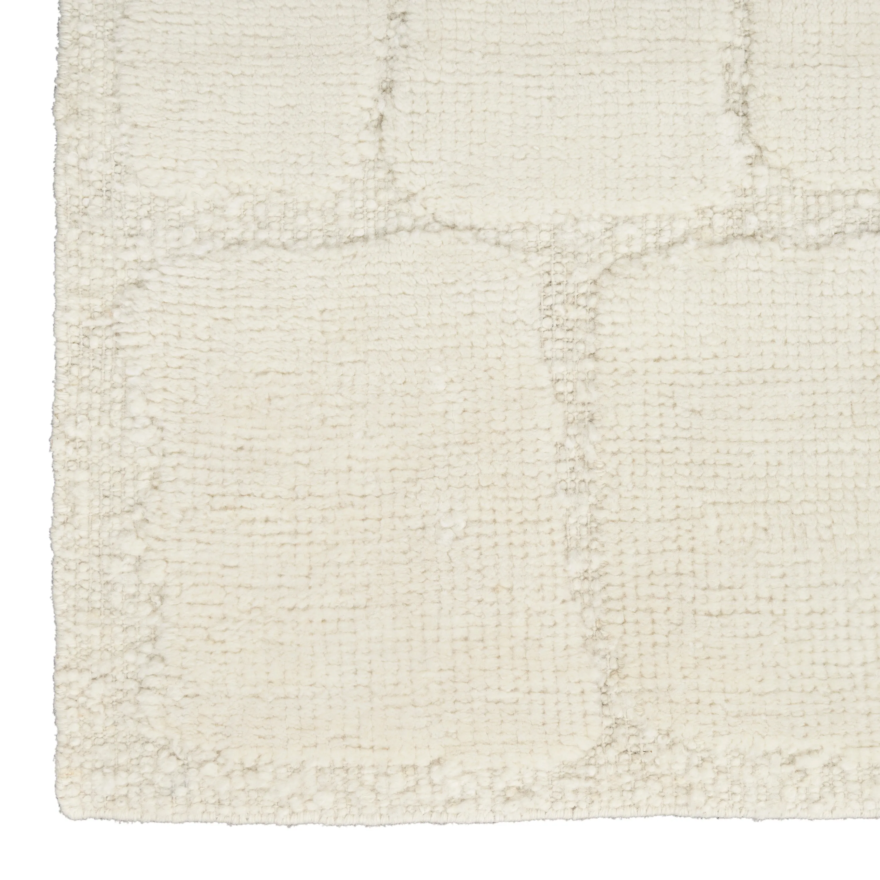 Ivory Essentials Moroccan Berber Wool Rug