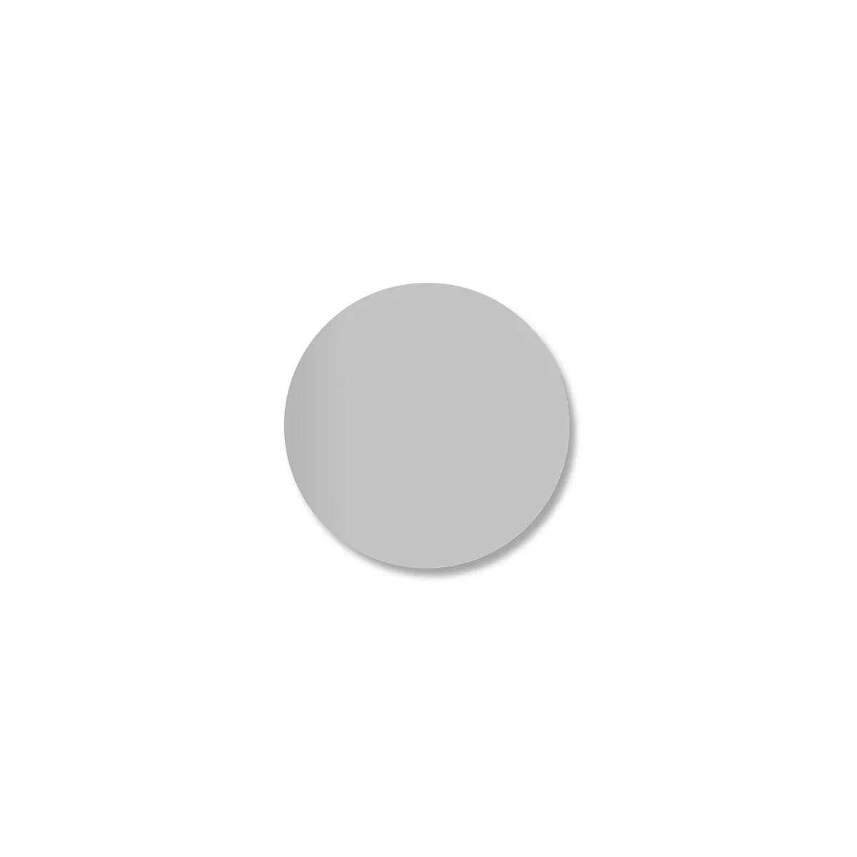Kalili Frameless Round Mirror Mocka