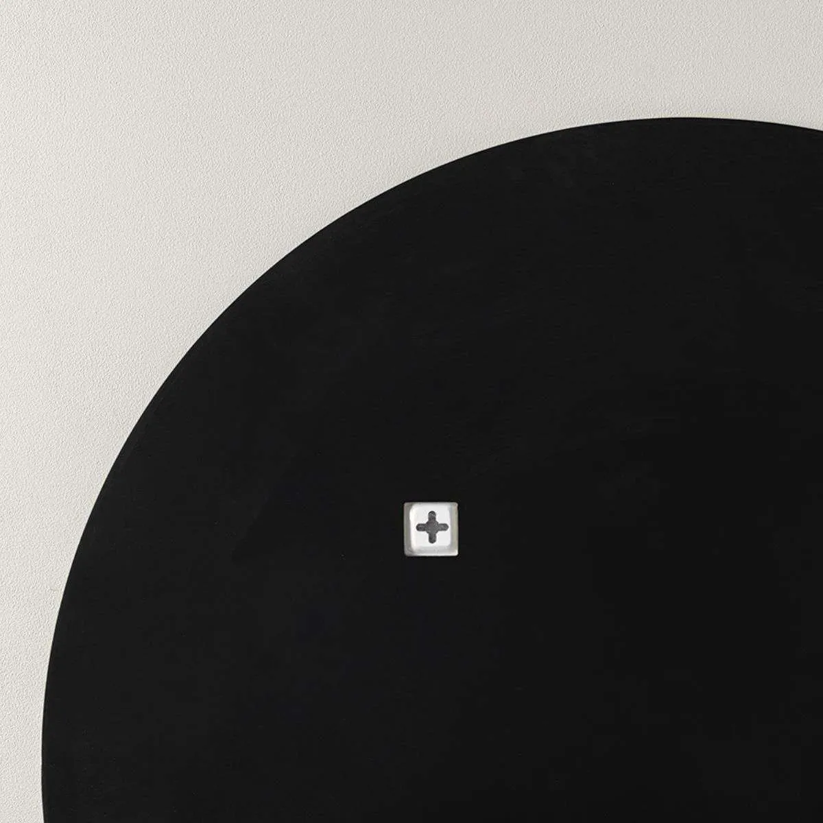 Kalili Frameless Round Mirror Mocka