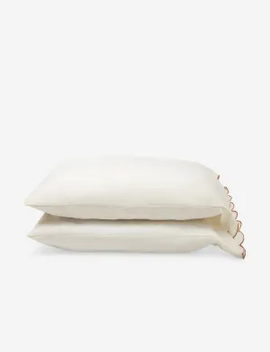 Kelly Linen Pillowcases (Set of 2) by Pom Pom At Home Lulu and Georgia