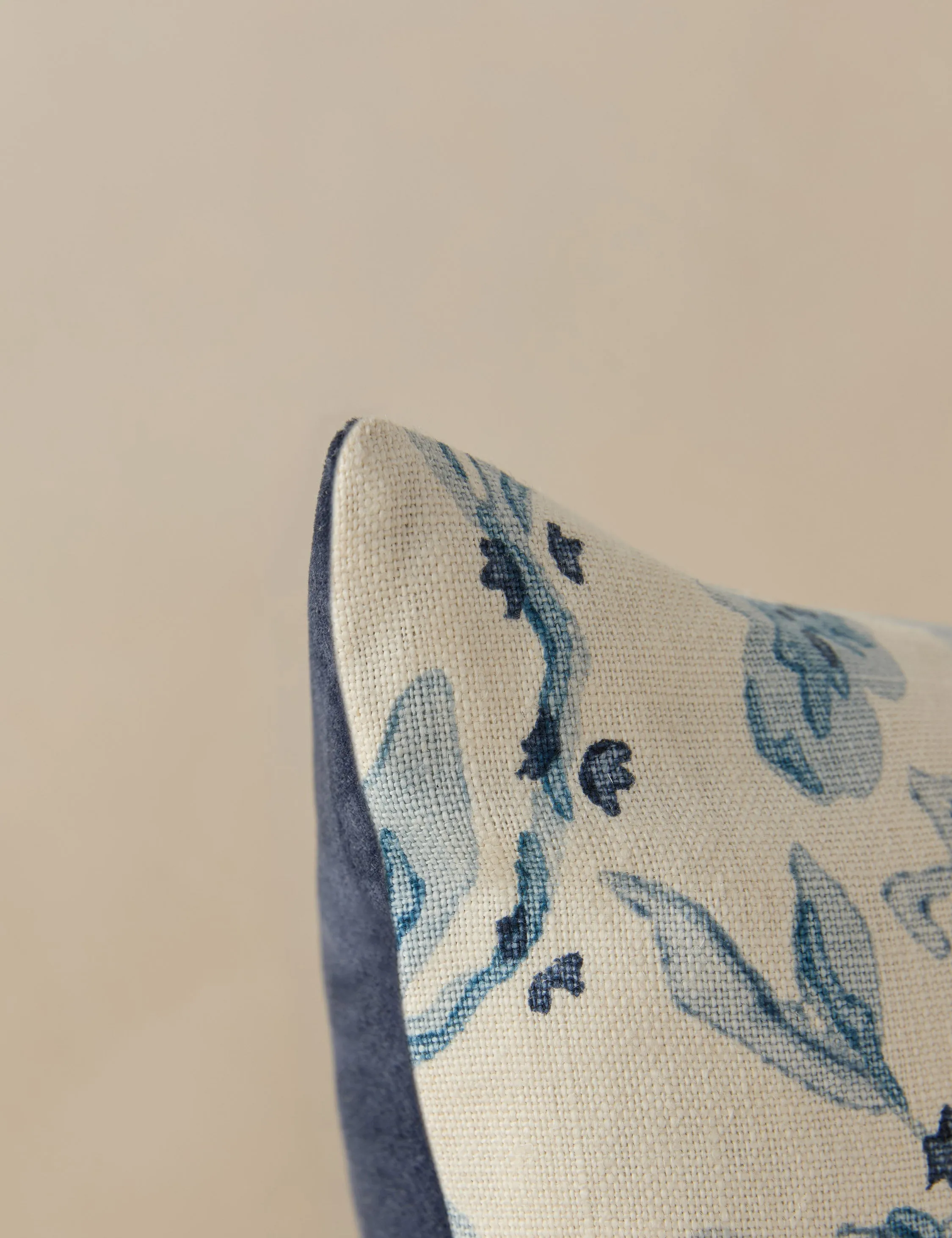 Kelmescott Linen Pillow by Scalamandre Lulu and Georgia