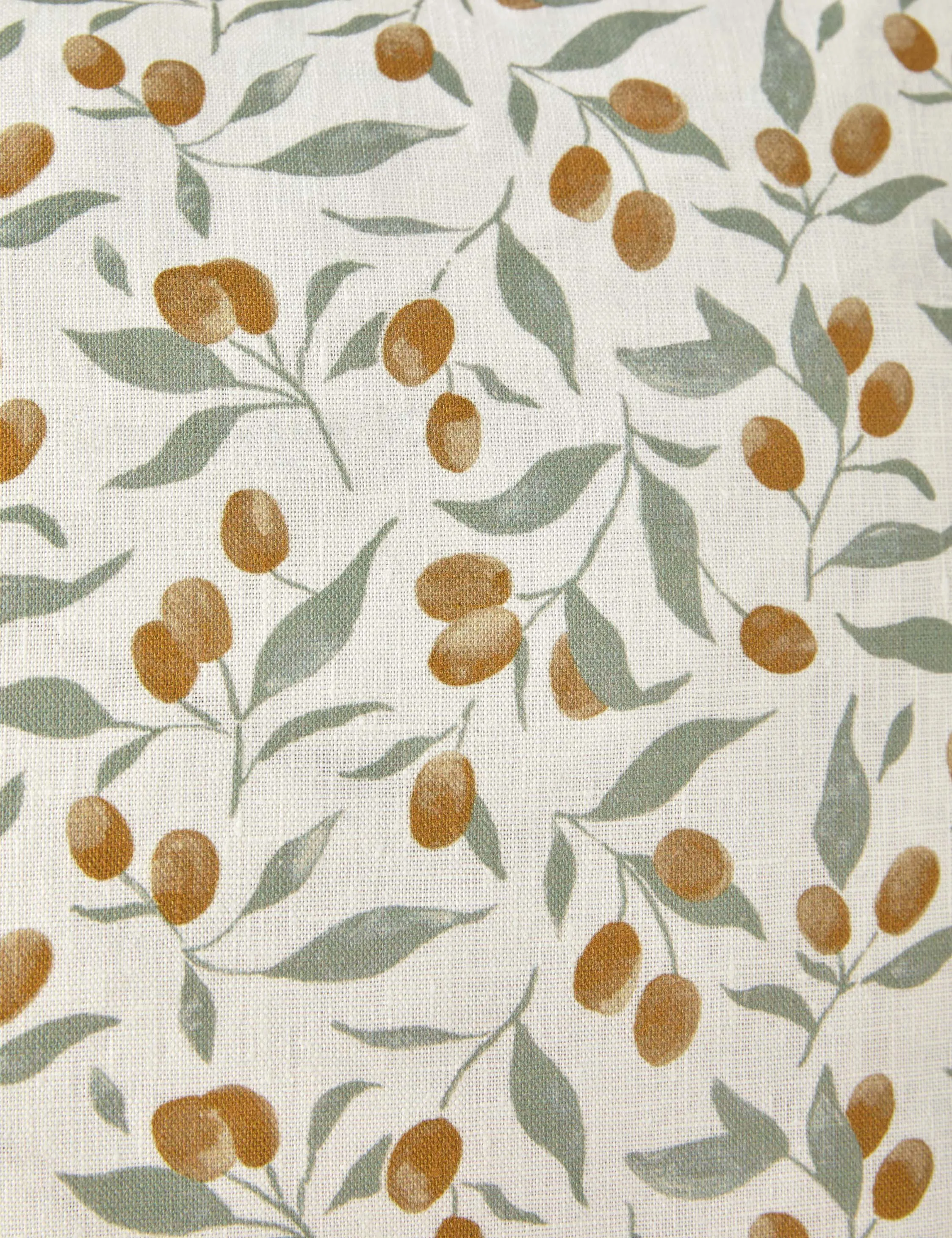 Kumquats Linen Pillow by Rylee   Cru Lulu and Georgia