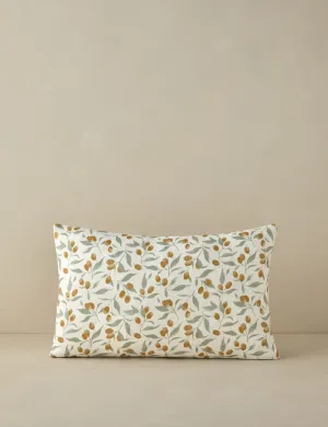 Kumquats Linen Pillow by Rylee   Cru Lulu and Georgia
