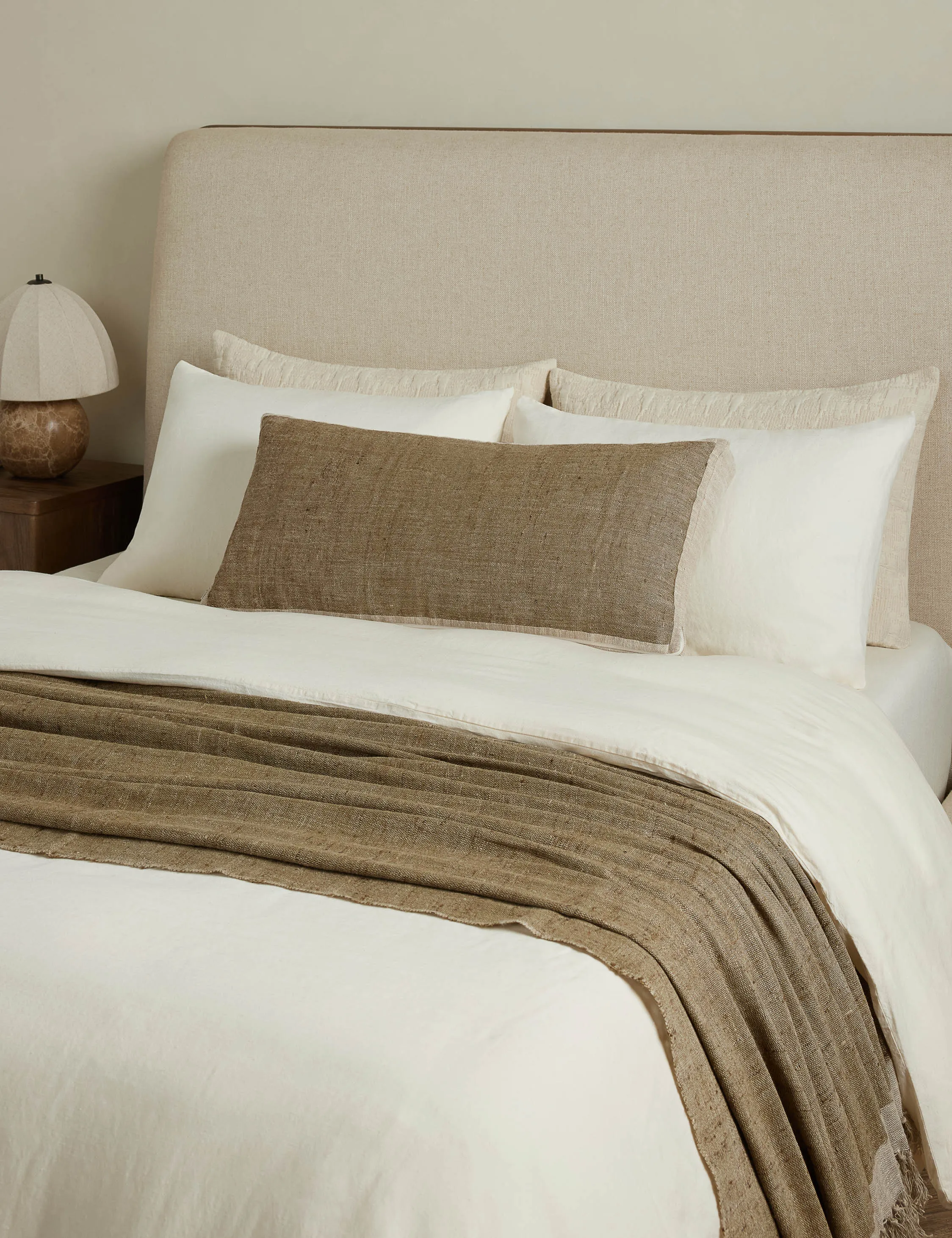 Laba Linen Silk Box Pillow by DISC Interiors Lulu and Georgia