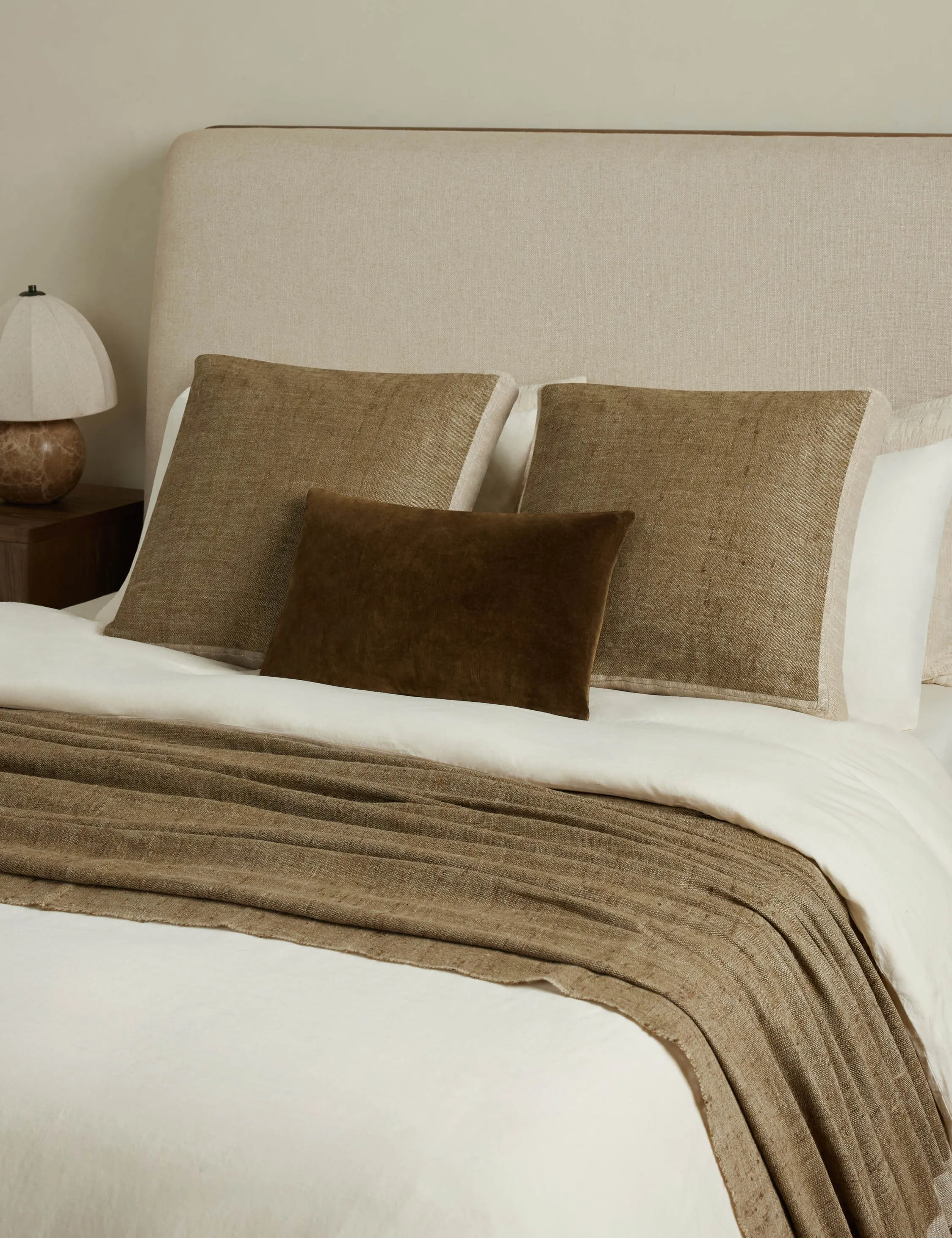 Laba Linen Silk Box Pillow by DISC Interiors Lulu and Georgia