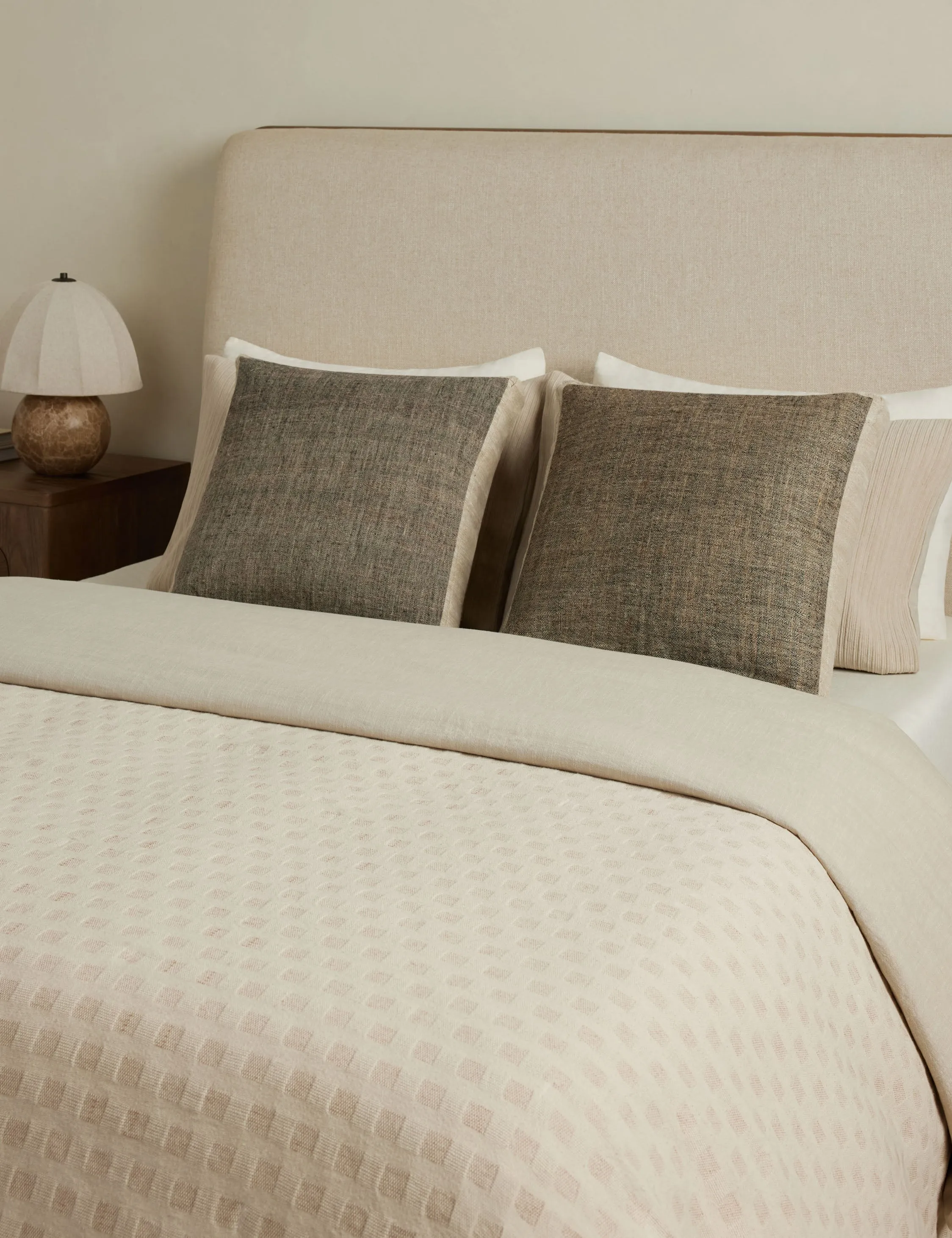Laba Linen Silk Box Pillow by DISC Interiors Lulu and Georgia